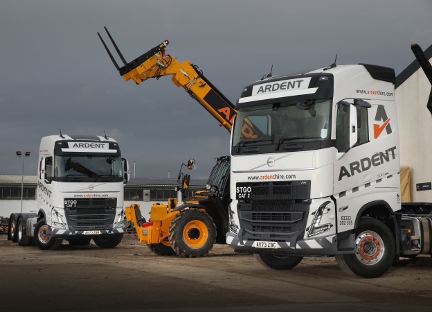 Ardent Hire Upgrades Transport Fleet with Latest Volvo HGVs