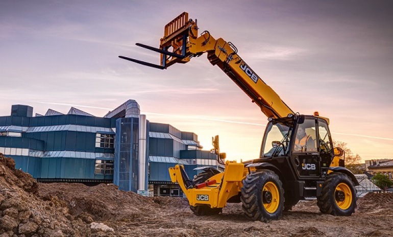 Driving a telehandler at speed with an elevated boom