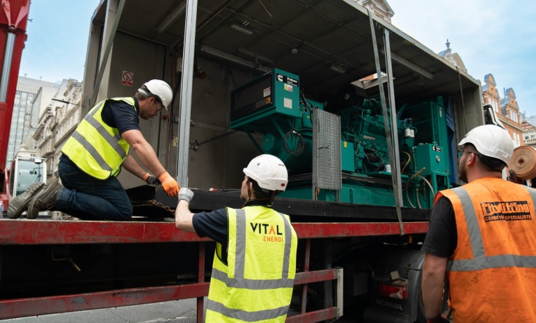 London generators to power Ukrainian water plant