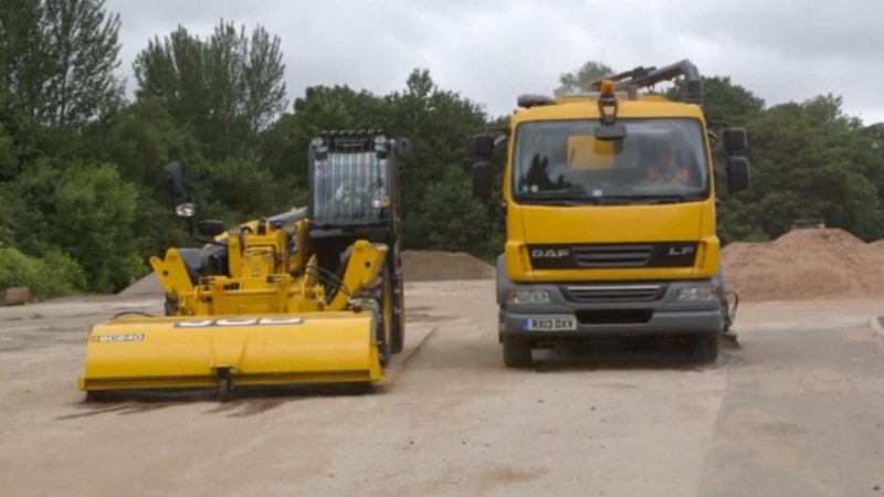 Road Sweeper vs. Telehandler Sweeper Attachment